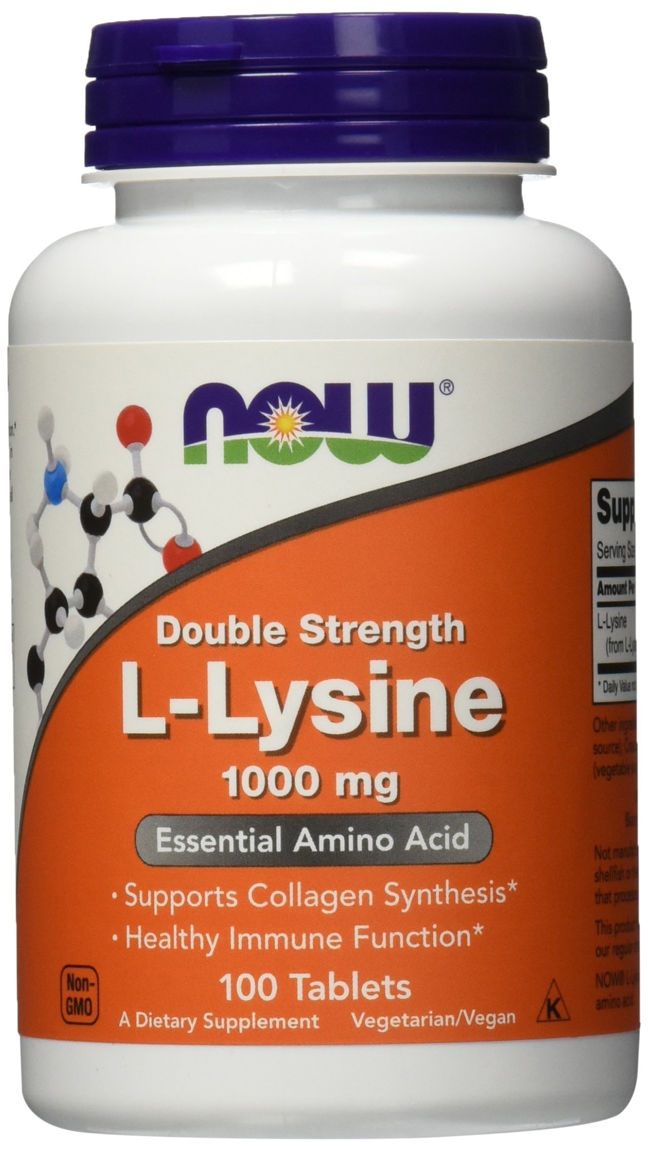 NOW Foods LLysine 1000mg ExerciseN
