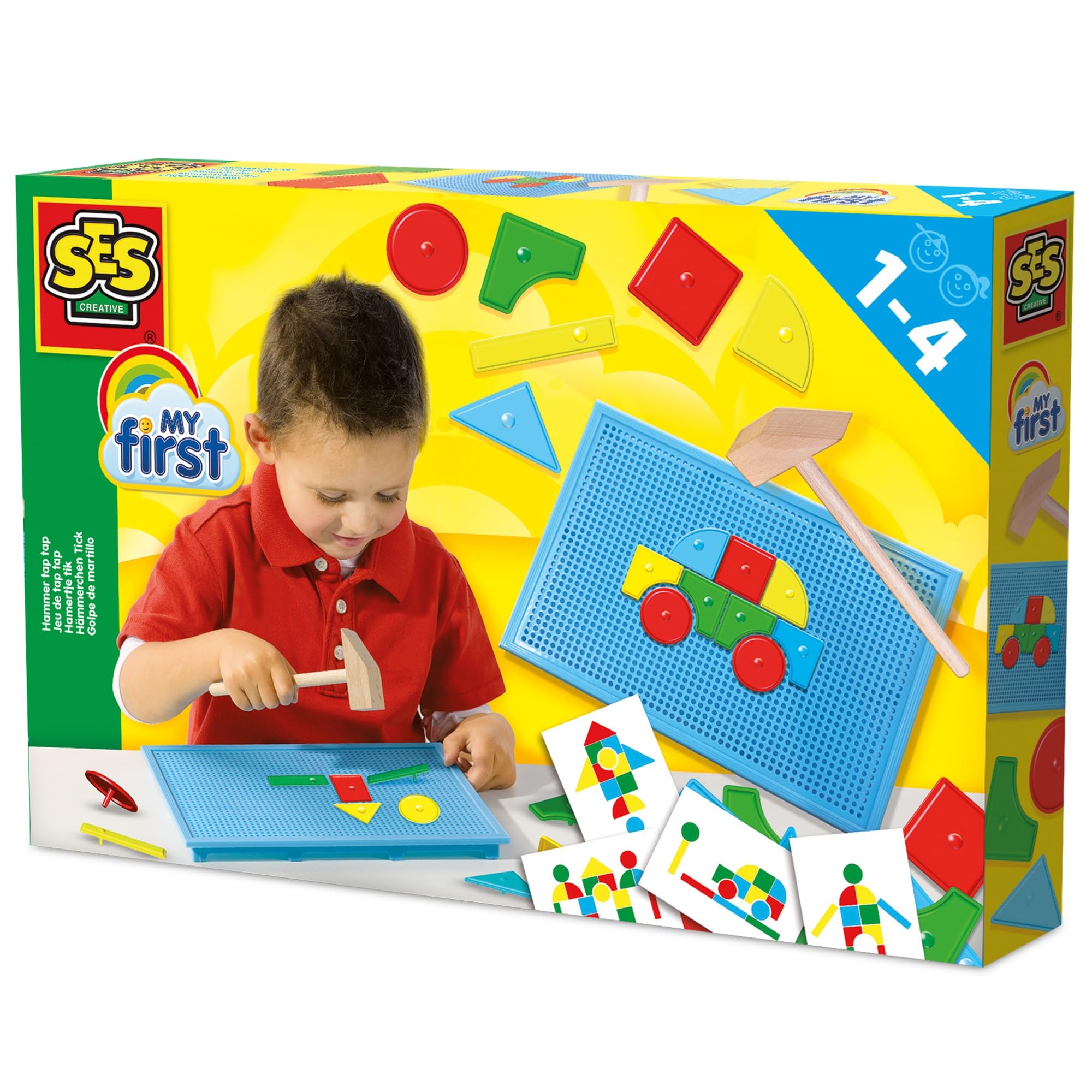 SES Creative 14424" My First Tic Hammer, Mixed Colours