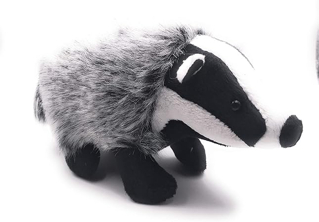 Onwomania Pluschtier Kuscheltier Stoff Tier Dachs Grau Raubtier Marder 24 Cm Amazon De Spielzeug