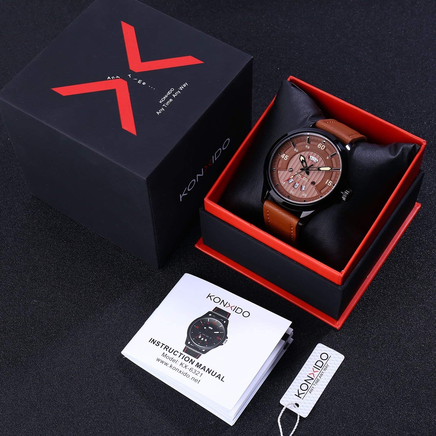 silent analog wrist watch