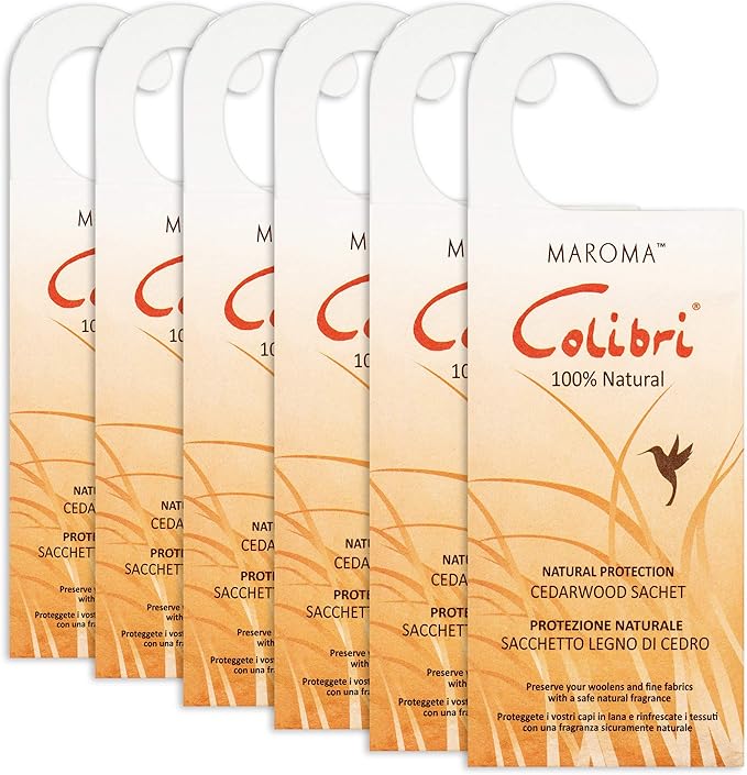 6 anti-polilla cedro bolsitas nethara - de cedro Natural - Natural