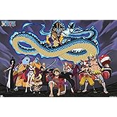 One Piece: Wano Country - Crew Dragon Wall Poster, 34L" x 22.4W", Premium Unframed Version