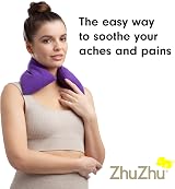 Zhu-Zhu Lavender Body Wrap Wheat Bags Microwavable Heat Pad Purple view 2