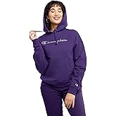 Champion Women's Powerblend Fleece Hoodie, Left Chest Script