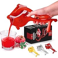 Zulay Fruit Manual Juicer- Heavy Duty Juice Press Squeezer with Detachable Lever & Removable Strainer - Fruit Press…