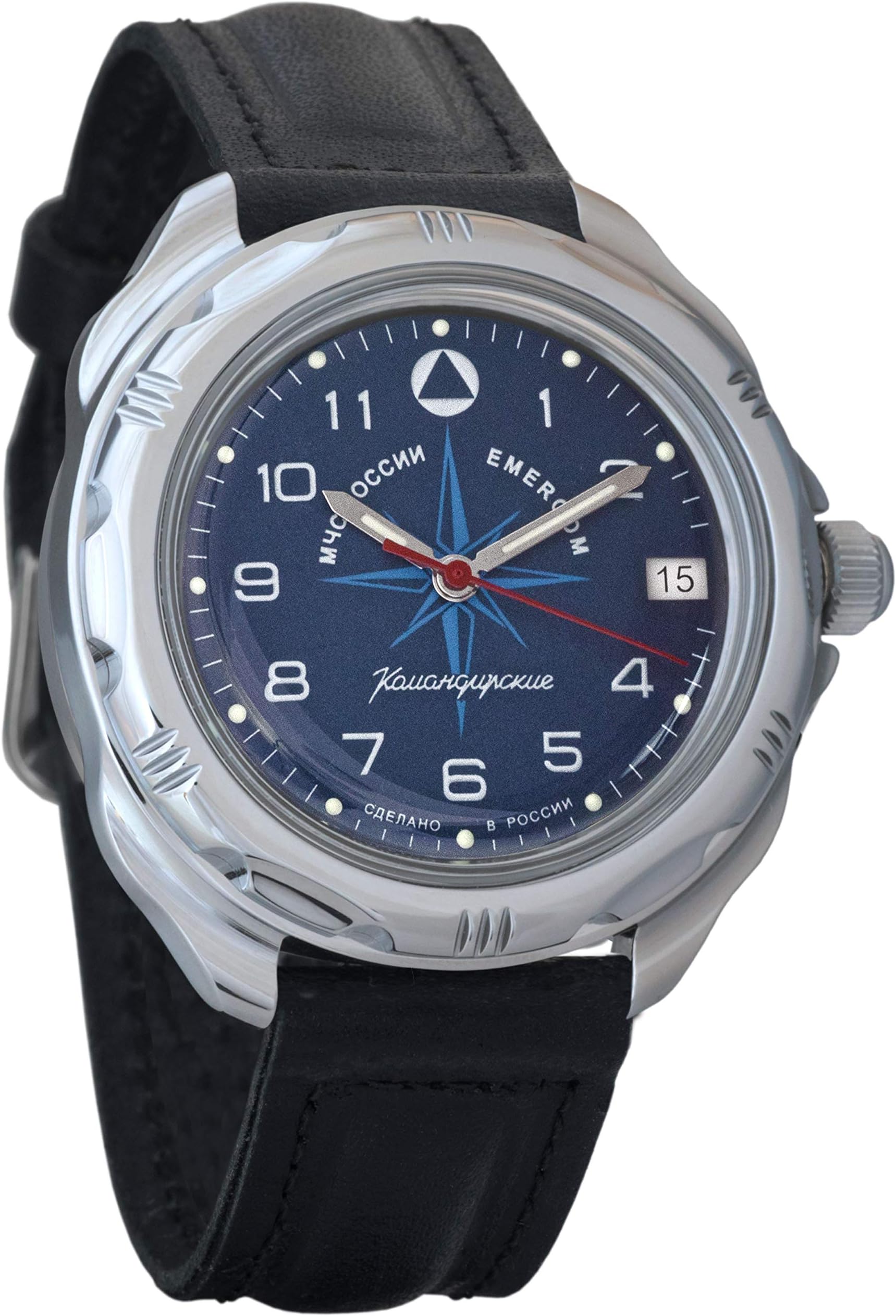 Vostok AmericaVostok Komandirskie Army Mechanical Mens Wristwatch Military Komandirskie Case Wrist Watch #211942