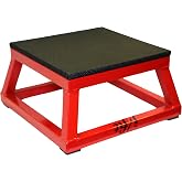 JFIT Plyometric Boxes - Made in Taiwan NO Assembly Required Single - Height Box Set and Adjustable Box Options Plyometric Platform and Jumping Agility Box for Training Conditioning Strength Training
