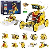 HOMOFY STEM Toys 2020 New Upgrade Solar Robot Kit 12 in 1 Solar Powered DIY Learning Science Building Toys Science Kits…