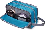 WANDF Toiletry Bag Water-Resistant Nylon Travel Dopp Kit A Sky Blue view 3