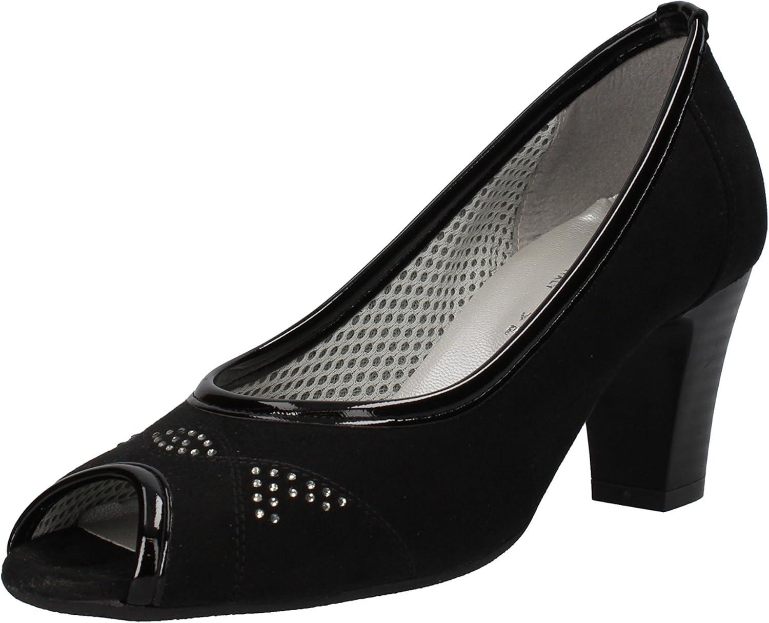 Amazon.com | MARY COLLECTION Pumps-Shoes Womens Suede Black 5.5 US | Pumps
