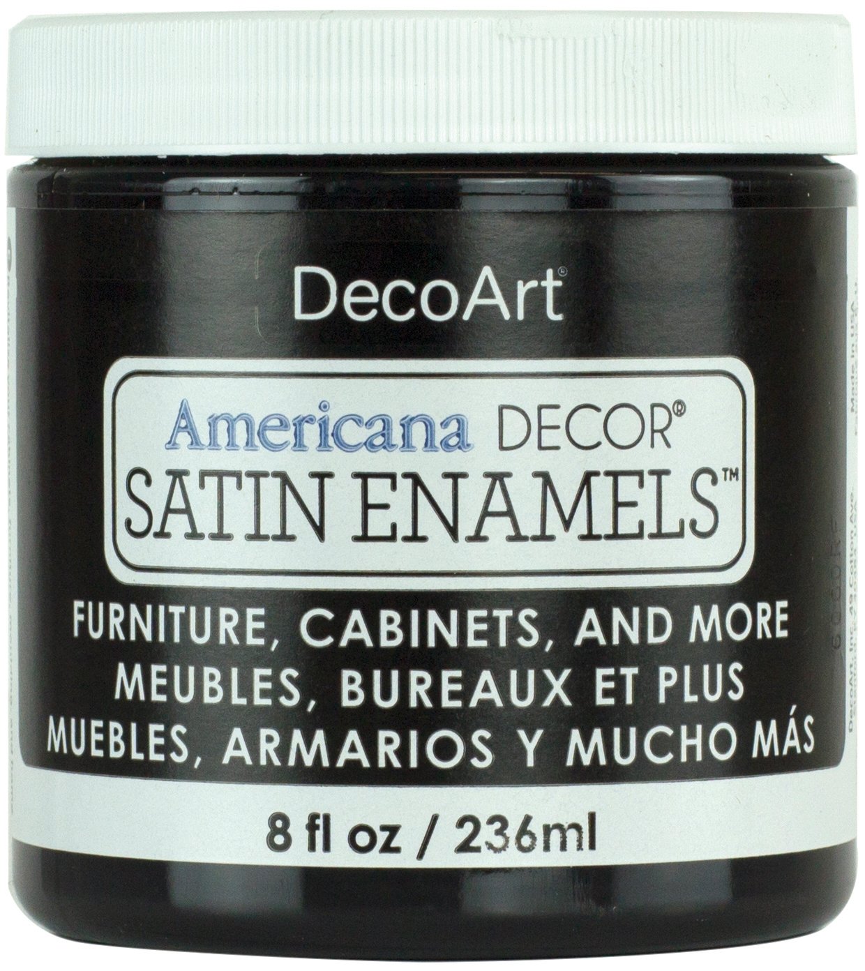 Deco Art Adsa01 36 Americana Decor Satin Enamels 8oz Classic Black Buy Online In Andorra At Andorra Desertcart Com Productid 33406995