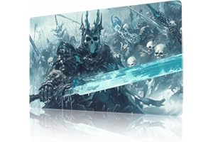 AIRCBC MTG Playmat Non-Slip Rubber Backing Printing Commander Board Game Desk Mat Duel Mat TCG PTCG Playmat 24x14 inches and Free Storage Bags (Skeleton Army)