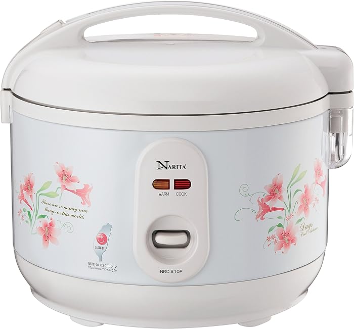 Narita Deluxe Rice Cooker (6 Cup Uncooked) (2-12 Cooked)