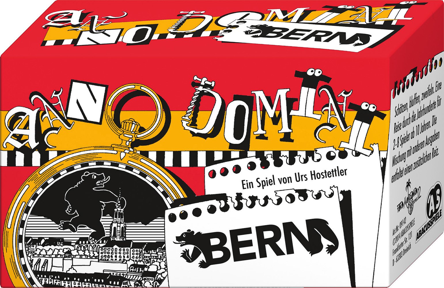 ABACUSSPIELE 09142 Anno Domini Bern Quiz Game, Treasure Game, Card Game
