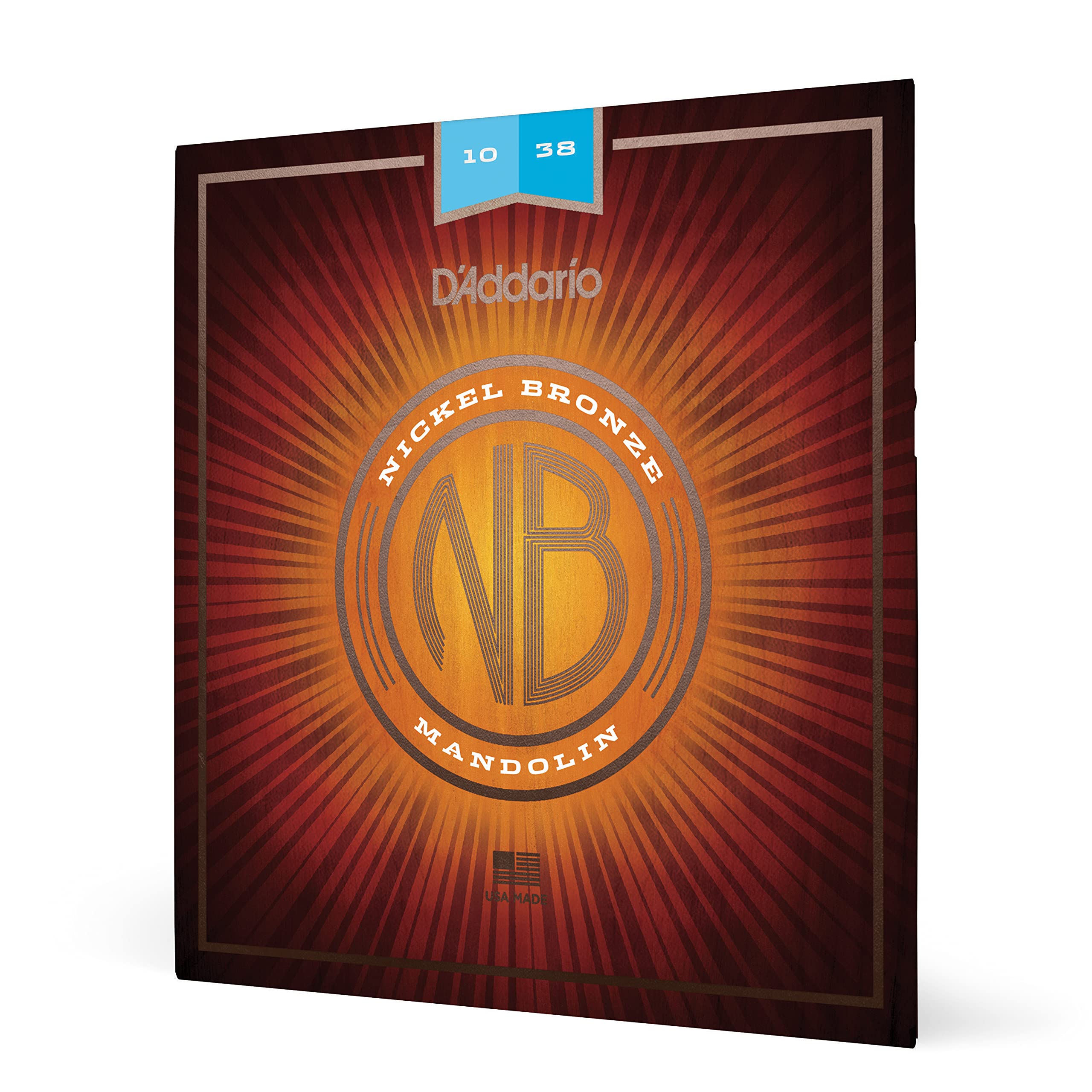 D'Addario NBM1038 10-38 Light Nickel Bronze Mandolin Strings