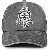 InnoBeta Pomeranian Gifts for Women, Best Pomeranian Mom Hat Gifts for Christmas, Birthday, Adjustable Embroidered Baseball Cap