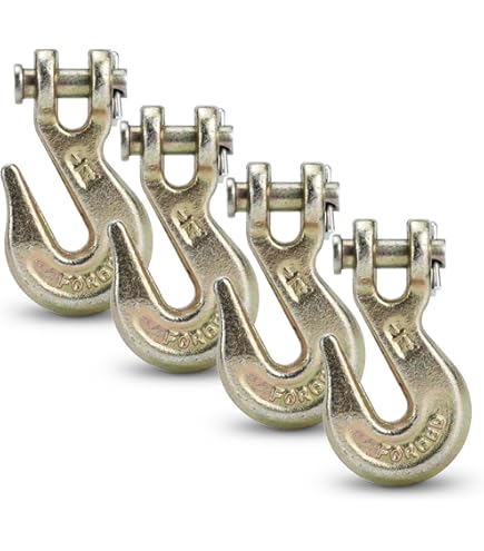 1/4" Chain Grab Hook Pin Clevis Rigging Tow Transport Truck Trailer Grade 70 | UK