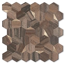 Tilingview 10 Pcs Hexagon Peel and Stick Backsplash