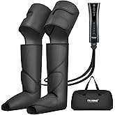 FIT KING Foot and Leg Massager for Circulation and Relaxation with Hand-held Controller 3 Modes 3 Intensities Helpful for Vericose Veins, Cramps, Swelling and Edema - Gift for Mom Wife Family