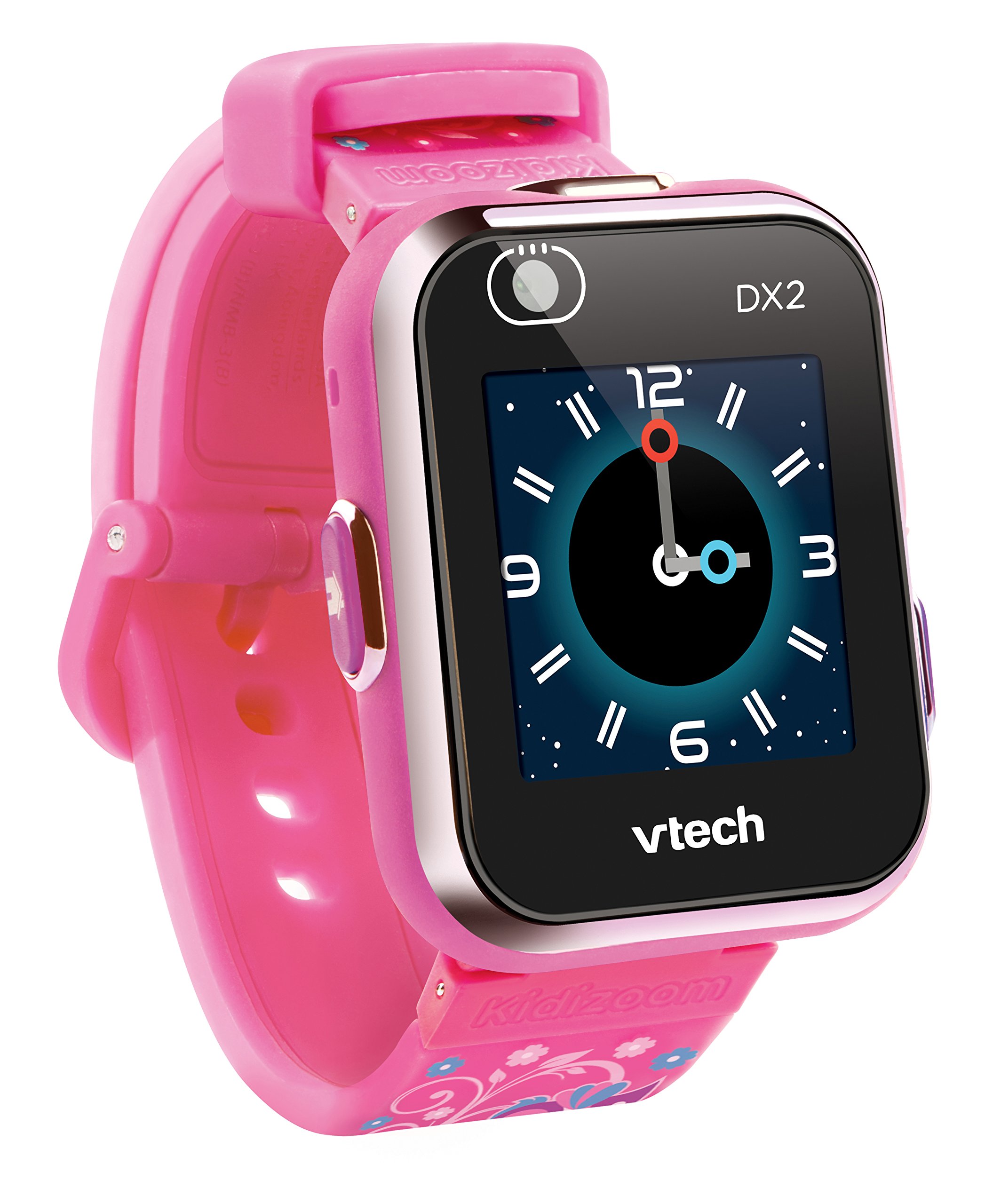 Vtech Electronics Europe BV 80-193834 Kidizoom Smart Watch DX2 ve Pink with Flowers