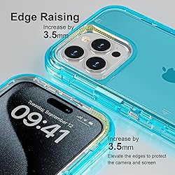 Follaroma for iPhone 15 Pro Case, Heavy Duty