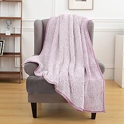 EMME Fuzzy Fleece Warm Throw Blanket 50"x60" Ultra