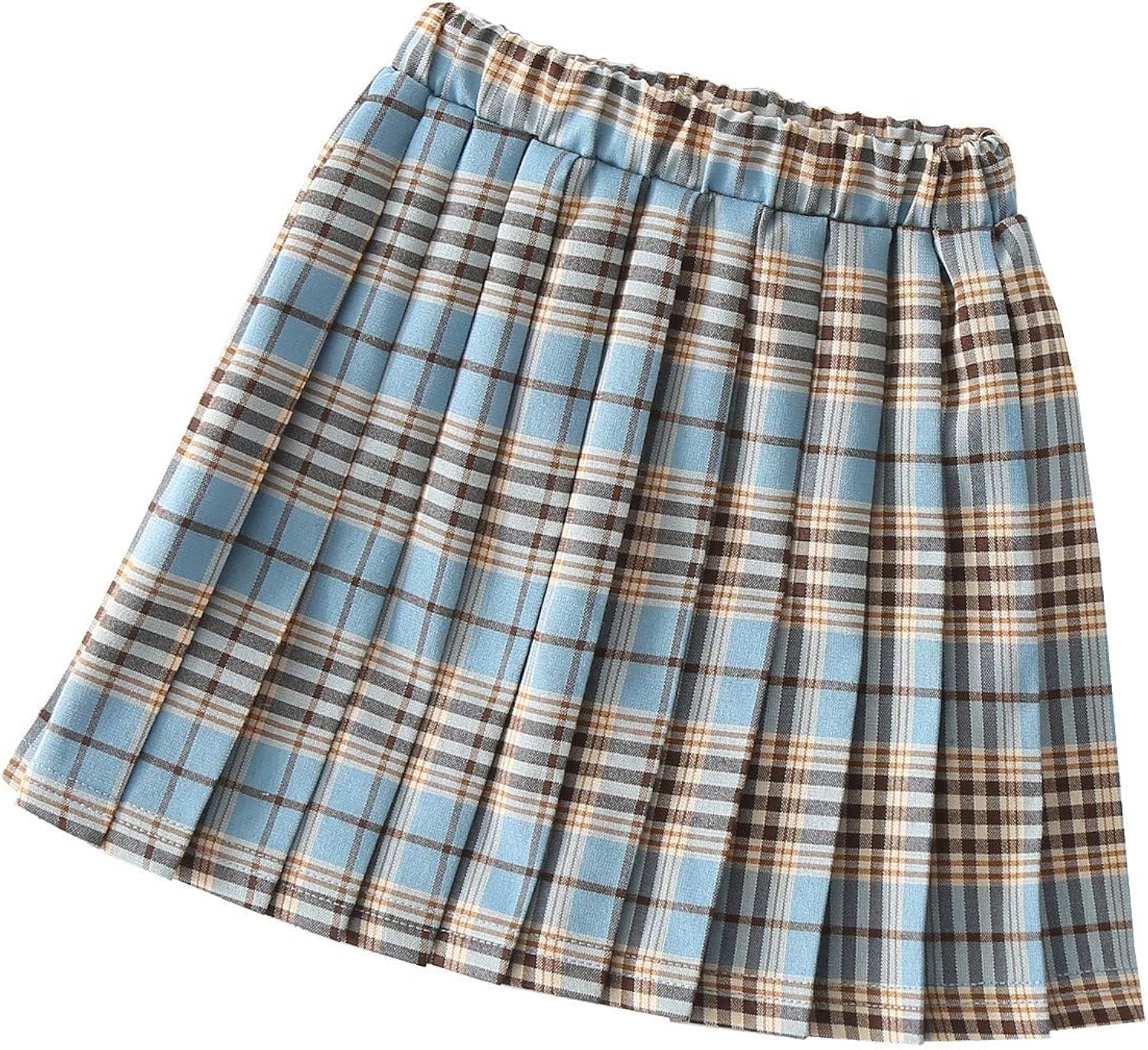 Alunsito Mädchen Cordrock Hohe Taille - A-Line Minirock Mit Knopf Und Tasche Für 2-14 Jahre