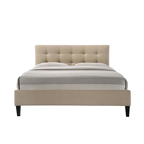 Amazon.com: altozzo Home hermosa Tufted tapizado Plataforma ...