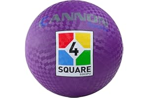 Cannon Sports 4 Square Playground Balls - 8.5 Inch - for Kickball, Handball & Dodgeball