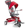 Radio Flyer Deluxe EZ Fold 4-in-1 Stroll 'N Trike, Red