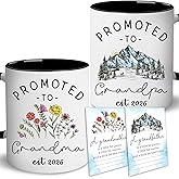 BSQUIELE Gifts For First Time Grandparents 2026 - Promoted To Grandparents Mug - Pregnancy Announcement For Grandpa Grandma - Mugs For Grandmother Grandfather - Going To Be Grandparent 2026