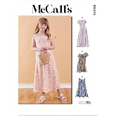 McCall's M8418 Girls' Dress in Two Lengths Sewing Pattern, Sizes 7-16