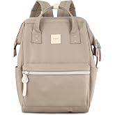 himawari Laptop Backpack for Women&amp;Men Travel With USB Charging Port Large Business Bag Water Resistant College Computer Doctor (1881-Khaki, Regular)