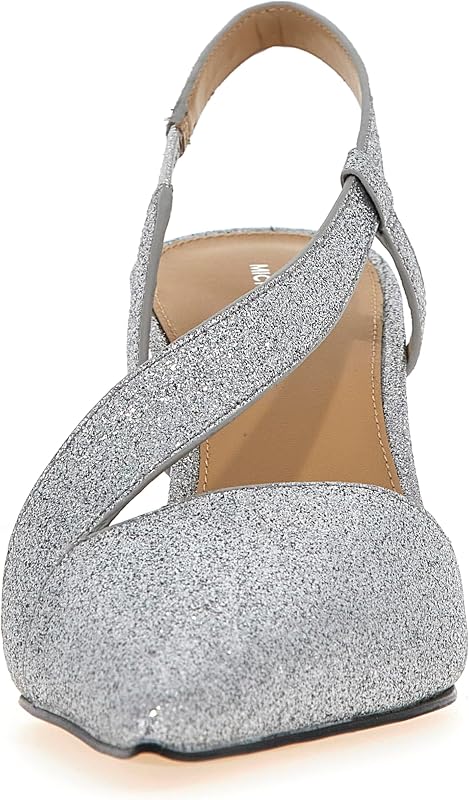 Femme Jaida Heeled Shoes, Argenté, 36.5 EU