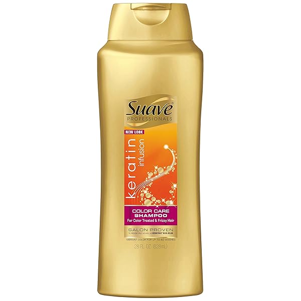 SUAVE PROFESSIONALS KERATIN INFUSION COLOR CARE SHAMPOO 28 OZ