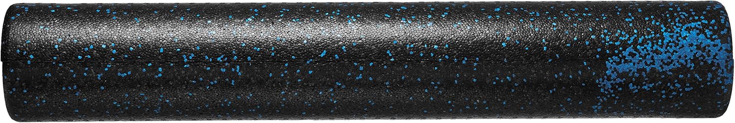 Basics High-Density Round Foam Roller, 36 Inches, Blue Speckled : Sports & Outdoors