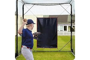 Gagalileo Batting Cage Backstop: Heavy-Duty Padding Vinyl Target with Strike Zone for Baseball & Softball Net Protector for Backyard & Training Facility
