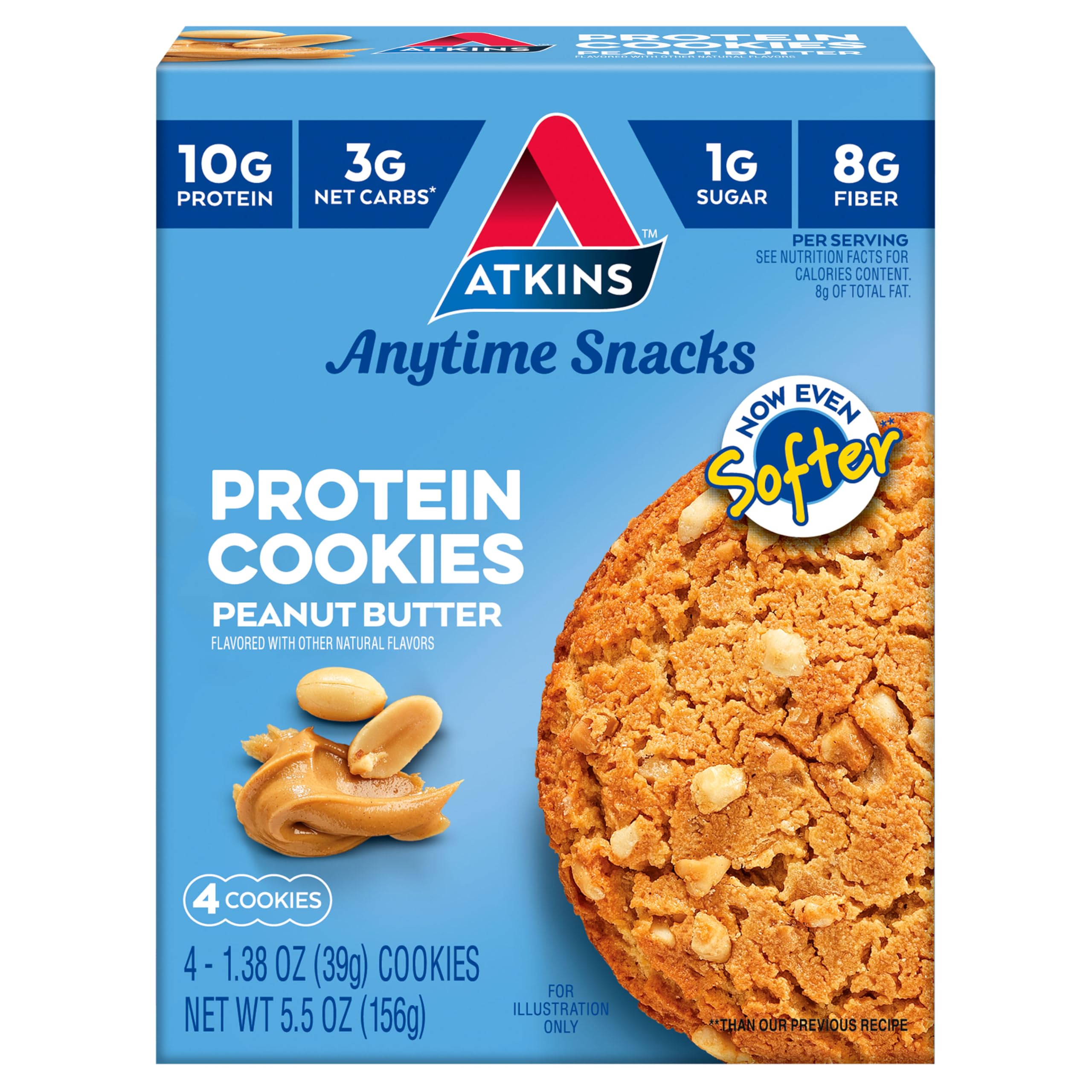 Atkins Peanut Butter Protein Cookie, Protein