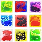 Art3d Liquid Motion Floor Tiles Sensory Play Mat 9pk 12x12 Kids Playroom Dance view 5