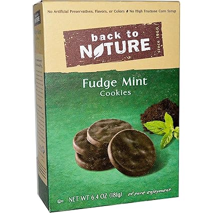 Back To Nature Fudge Mint Cookies 6 4 Oz 181 G Back To Nature Fudge Mint Cookies 6 4 Oz 181 G 2pcs Amazon Com Grocery Gourmet Food