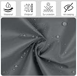 Cool Area Balcony Privacy Screen 90x600cm Anthracite PES Anti-Peeping Waterproof view 2