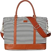 BAOSHA HB-28 Ladies Women Canvas Travel Weekender Bag Overnight Carry-on Duffel Tote Bag