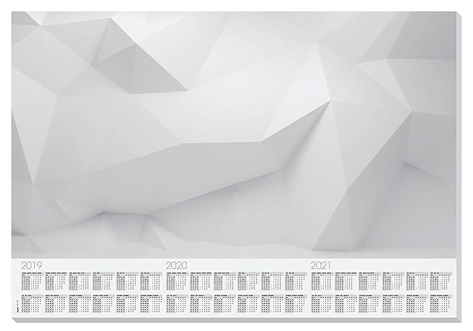 SIGEL HO460 Papier-Schreibunterlage mit 3-Jahres-Kalender, ca. DIN A2, 30 Blatt - weitere Designs