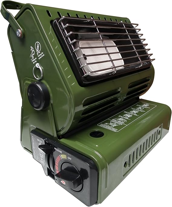1.3KW Portable Butane Outdoor Gas Heater Compact Lightweight Camping