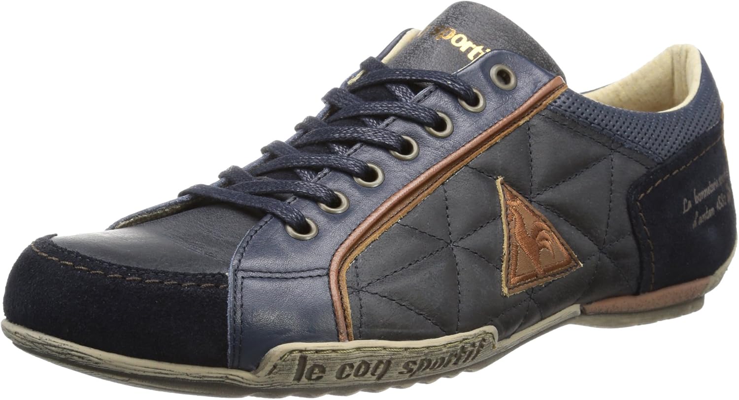 le coq Sportif Mens CANNET Low Low Black Schwarz (Dress Blues) Size: 47: Amazon.co.uk: Shoes \u0026 Bags