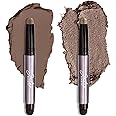 Julep Eyeshadow 101 Crème-to-Powder Waterproof Eyeshadow Stick Duo – Long-Lasting, Crease-Proof, Easy Apply with Built-in Smu