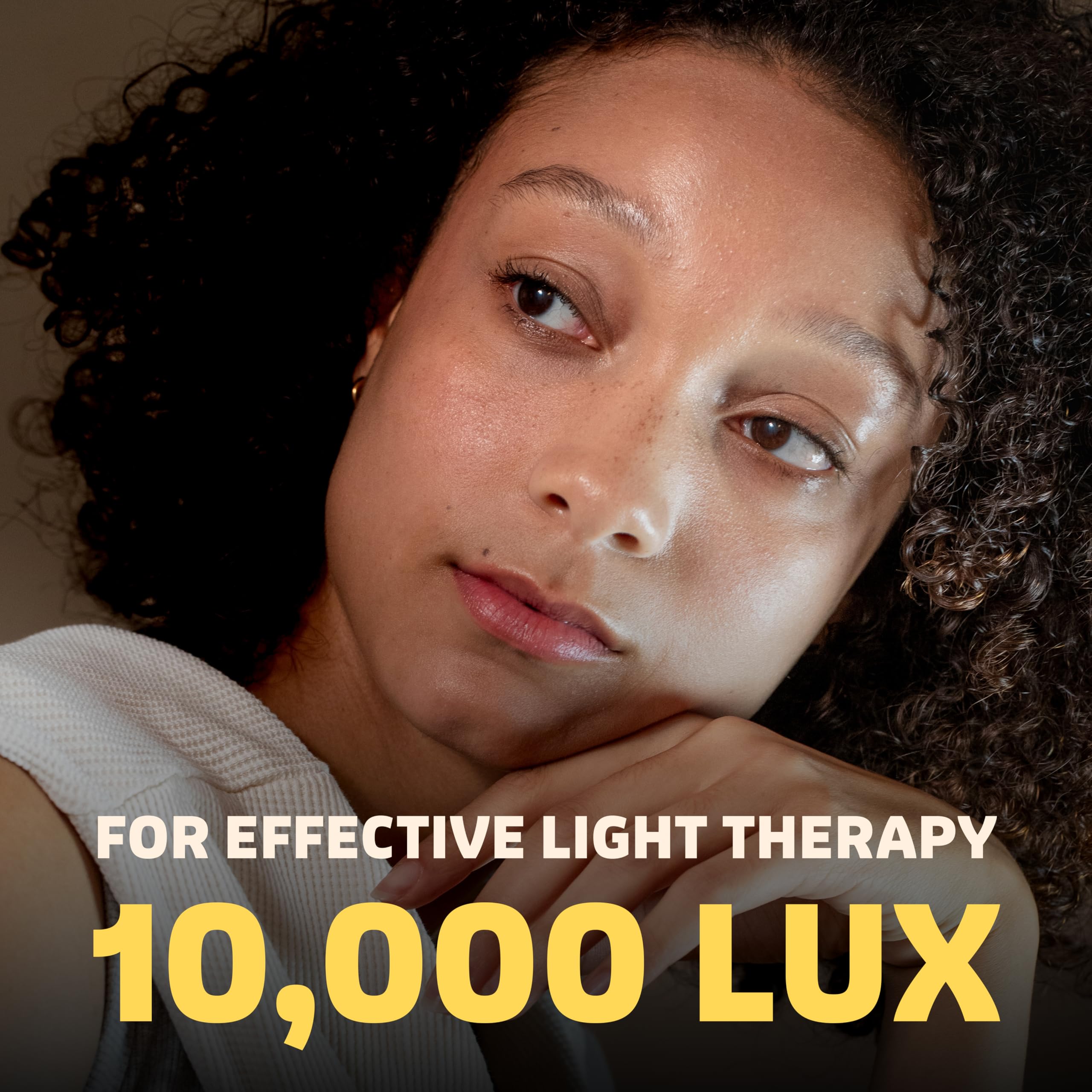 Circadian Optics Light Therapy Lamp | Ultra Bright 10,000 Lux Full Spectrum UV-Free LED Light | Leo