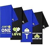 Hosuly 4 Pcs Dinkball Towel 16" x 24" Microfiber Waffle Athletic Towel with Clip Valentines Dinkball Lover Gift for Men Women(Unisex,Classic)