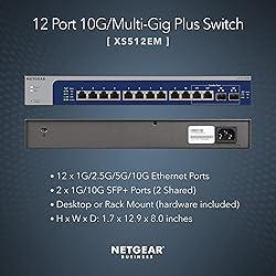 NETGEAR 12-Port 10G Multi-Gigabit Plus Switch