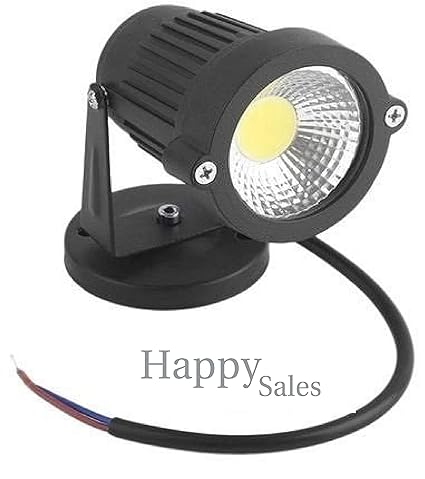 Happy Selling Outdoor LED Garden Light IP65 Water Resistant and Adjustable with Black Aluminium Body (3 W, Blue)